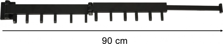 Telescopic reach up to 90 cm