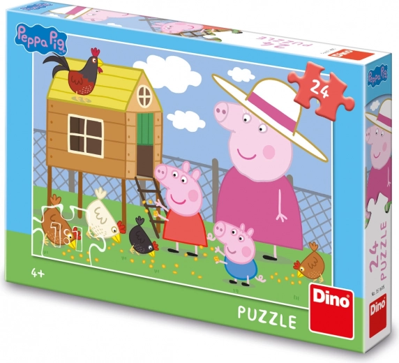 Mėgstamas PEPPA PIG motyvas su vištelėmis