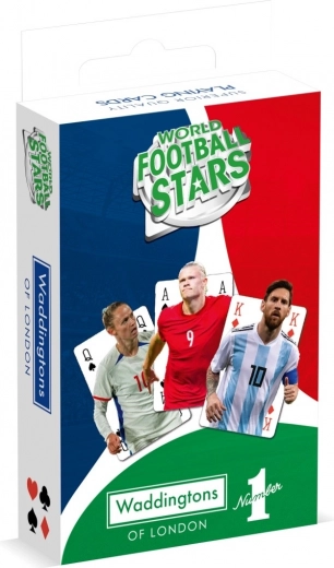Stylish cards with world football stars