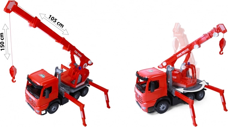 Pasukama ir ištraukiama strėla iki 115 cm