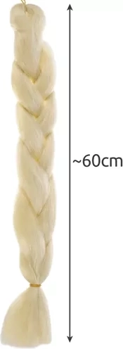 60 cm ilgis kūrybiškoms šukuosenoms