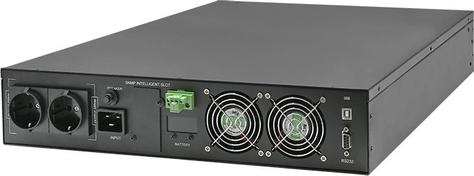 Smart management: LCD, SNMP, RS-232 and EPO