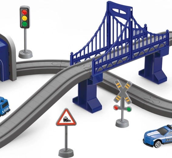 Kintama iki 300 cm trasa su tiltu ir tuneliu