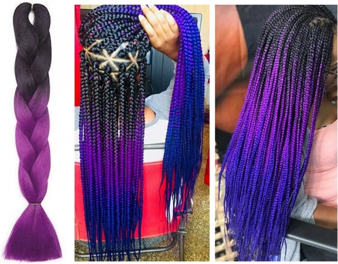 Ombre efektas išskirtinei išvaizdai