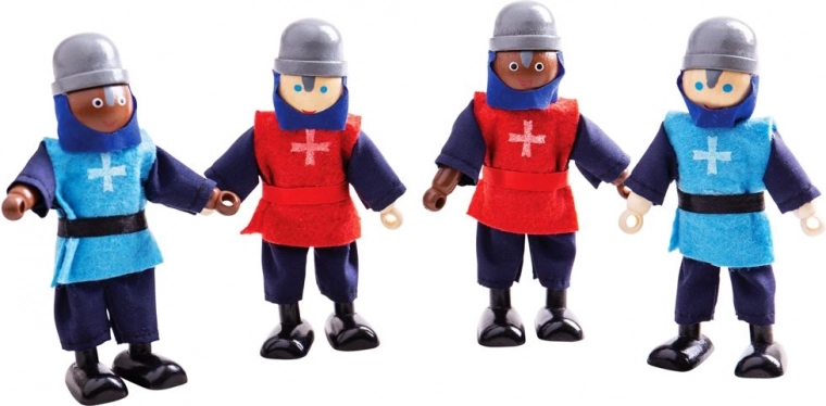 Keturi detalūs riteriai dideliems nuotykiams