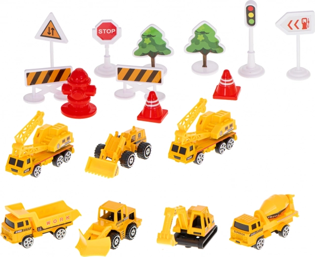 6 statybinės mašinos ir priedai