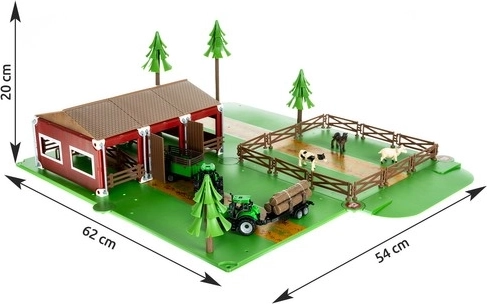 Didelė ferma su 102 detalėmis begaliniam smagumui