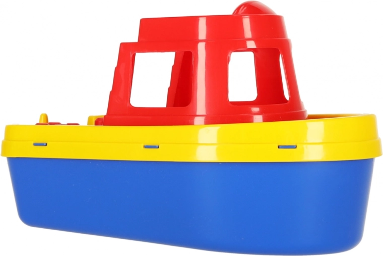 Laivas, kuris plaukia ir formuoja