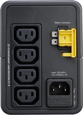 4 IEC outlets and flexible installation