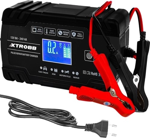 Smart charging for 12 V and 24 V