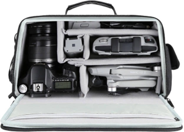 Smart organization with padded compartments