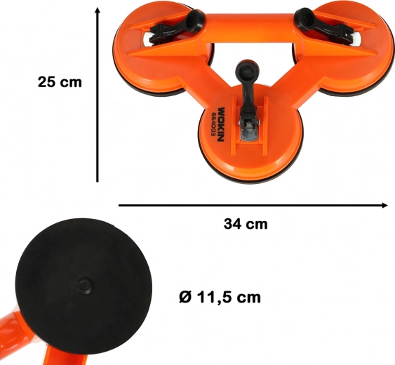 Trys siurbtukai didesniam užtikrintumui