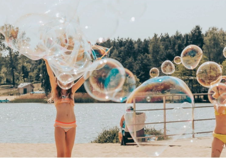 Įspūdingi burbulai