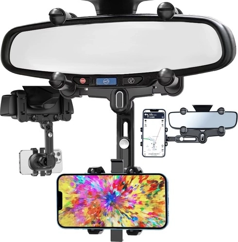 Stabilus tvirtinimas prie galinio vaizdo veidrodėlio