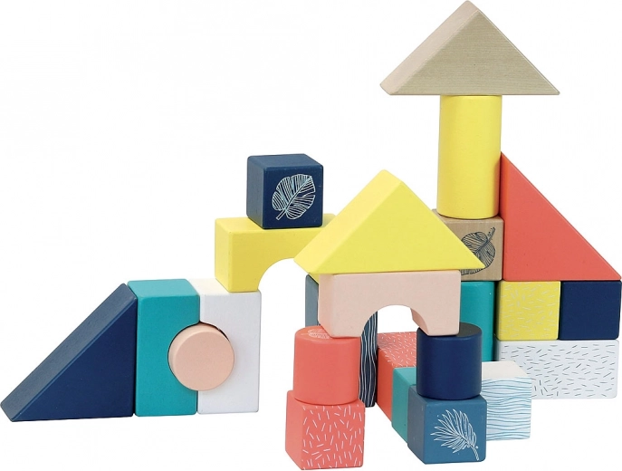Colorful and natural blocks