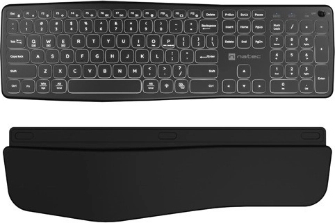 Ergonomic shape and wrist rest