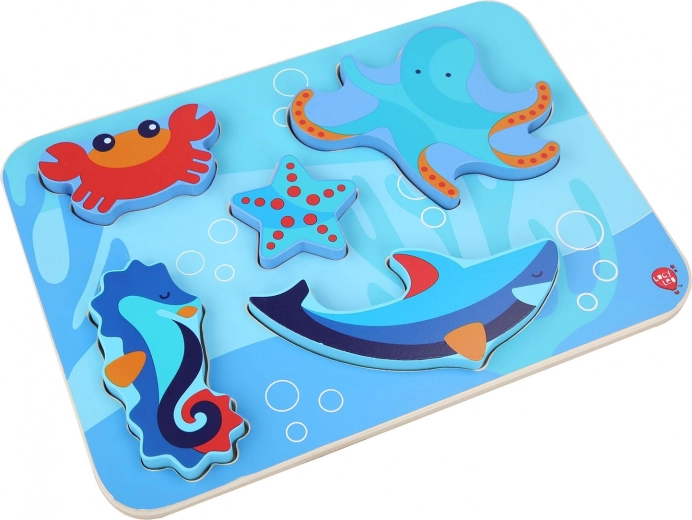 Spalvingas linksmas jūros pasaulis