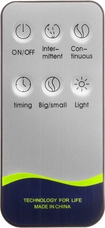 Nuotolinis valdymas, rūko režimai ir laikmatis