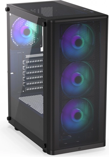 Airflow to the max: 7 positions + 4× Stratus 120 PWM ARGB