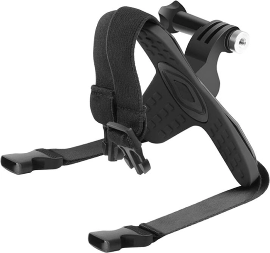 Comfortable, secure mounting on chest or helmet