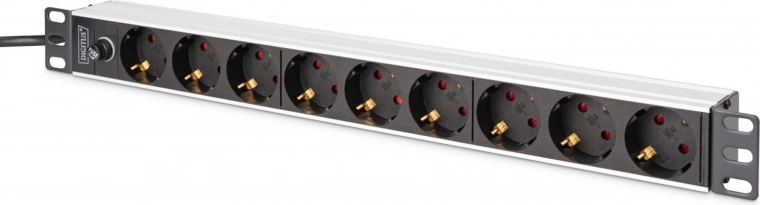 Easy installation in a 19" rack