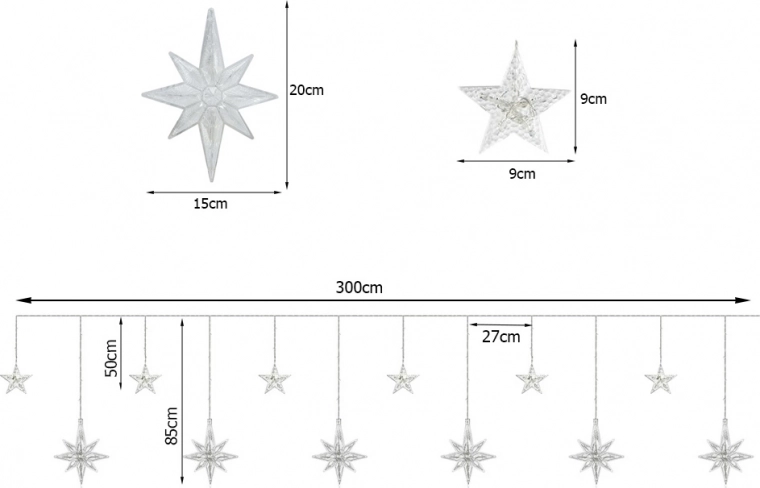 Patrauklus dizainas su žvaigždėmis