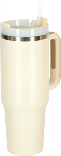 Praktiškas šiaudelis ir rankena