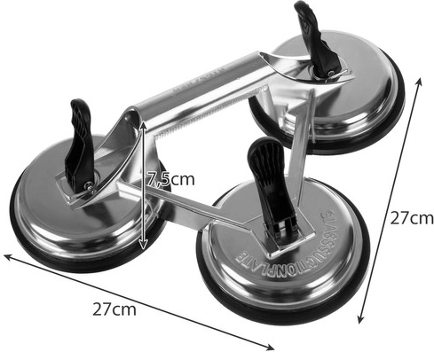 Iki 150 kg keliamoji galia saugiam perkėlimui