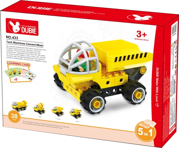 Pastatykite 5 skirtingus statybinius automobilius