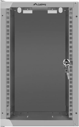 Secure lockable doors with 180° opening