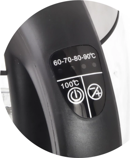 Tiksli temperatūros kontrolė 60–100 °C