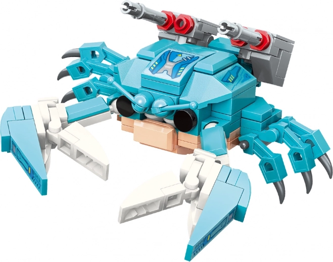 Transformuojamas mechaninis krabas