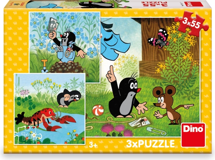 Three beautiful scenes with the Little Mole