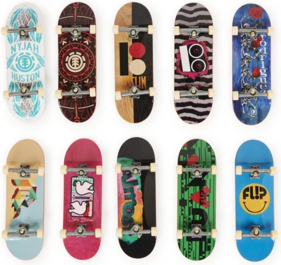 With a collection of 10 fingerboards