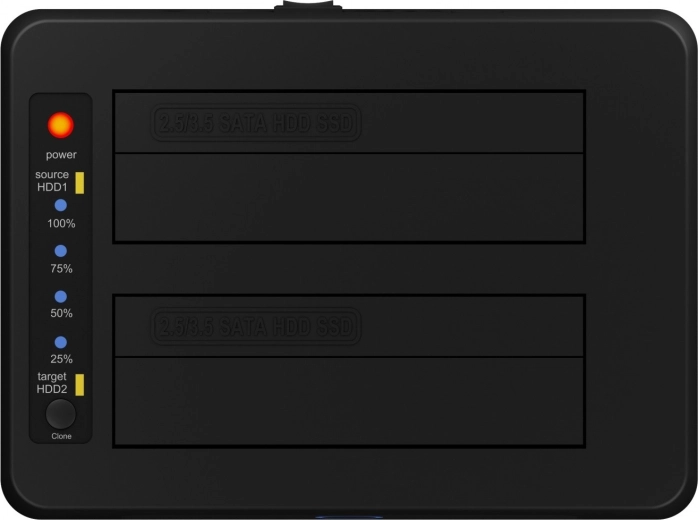 Disk cloning without a computer