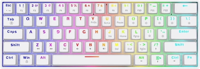 RGB backlighting and compact 60% design