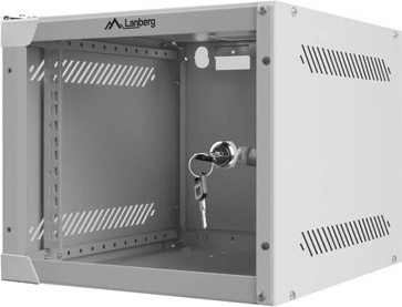 Secure storage with lockable doors