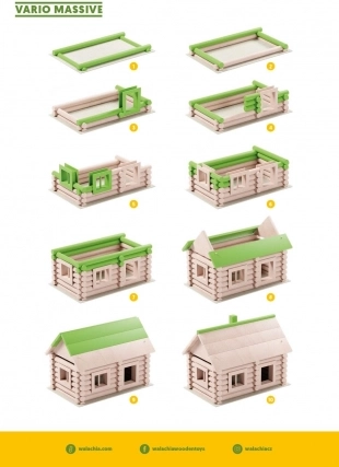 Žingsnis po žingsnio į tvirtą rąstinį namelį