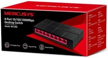 Full gigabit on all 8 ports