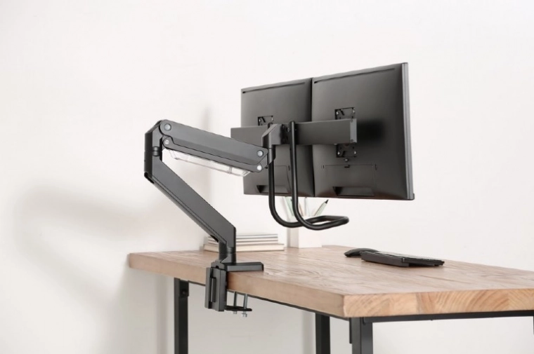 Two monitors side by side