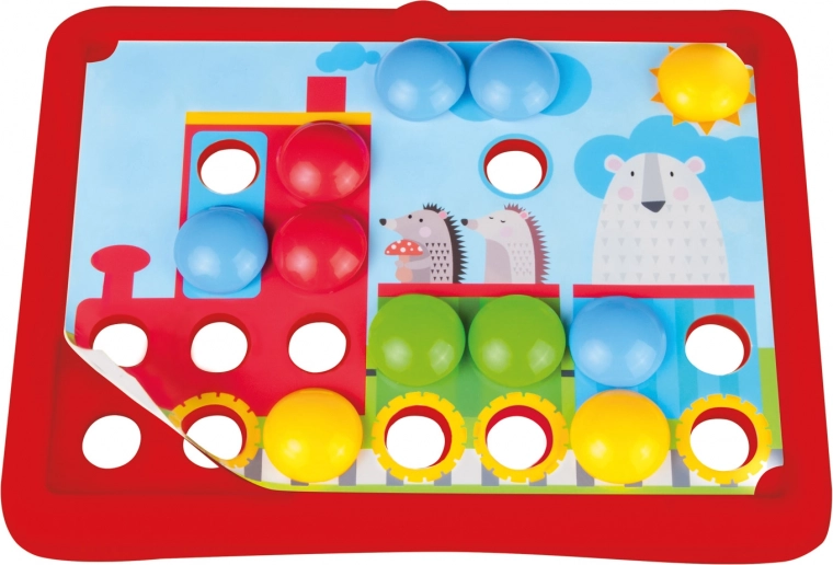 Mokymasis per žaidimą su 7 spalvotais šablonais