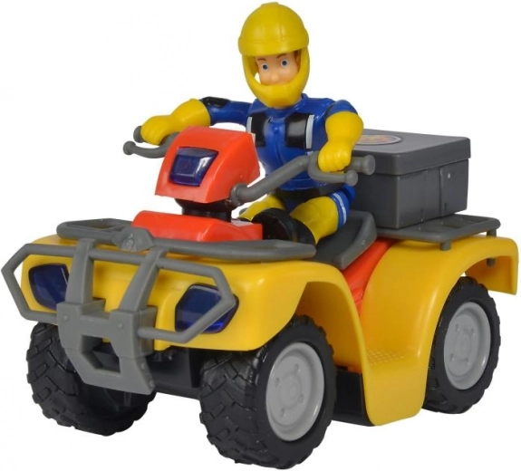 Firefighter figure ready for duty