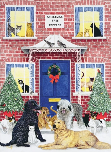 Magical Christmas illustration