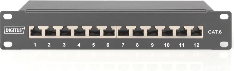 Compact 10" size and 12 numbered ports