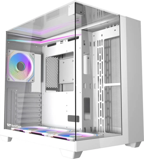 Transparent tempered glass panel
