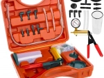 Rankinis vakuuminis ir slėginis siurblys su manometru – automobilio diagnostikos rinkinys
