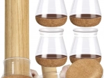 Silikoniniai kėdžių kojelių antgaliai su veltiniu 13–23 mm, 4 vnt. rinkinys RUHHY