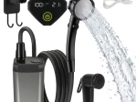 Nešiojamas dušas su baterija 6000 mAh TRIZAND su panardinamu siurbliu ir USB‑C