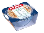 Apvalus kepimo indas su dangčiu 3 l PYREX stiklas