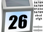 Saulės apšviestas namo numeris